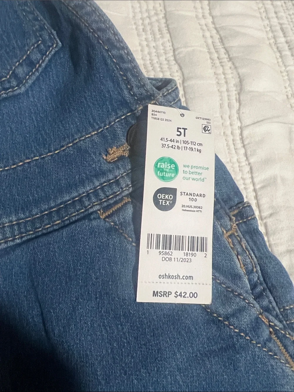 OshKosh B'gosh Medium Blue Denim Kids Overalls